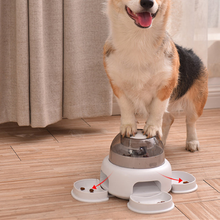 Dog Press Leakage Food Feeder